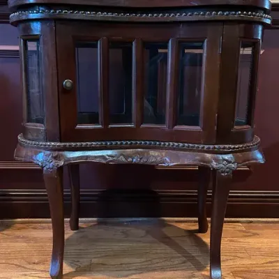 Mahogany Display Cabinet