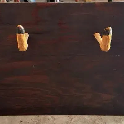Custom Deer Hooves Gun Rack