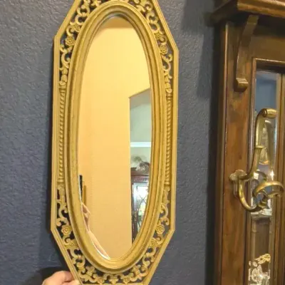 "SYROCO"-brand Vintage Decorative Mirror 