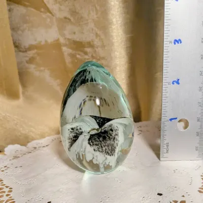 Blown Glass Egg - "Sharper Image"