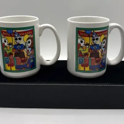 Día de los Muertos Birthday Mugs