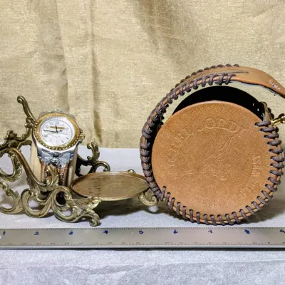 Longhorn "Spirit of the West" Watch with Leather Case 
