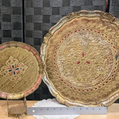 Florentine Vintage Trays (2)