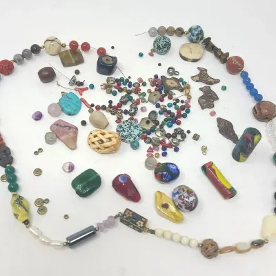 Cloisonné, Millefiore, Malachite, Pearl, Turquoise, Cinnabar, Etc Beads