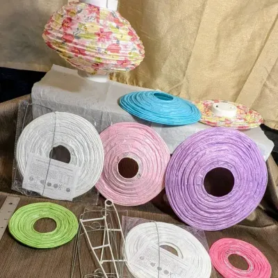 Paper Lanterns! 9 Asst. Sizes & Colors