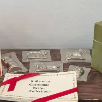Recipe Boxes & Metal Candy Molds