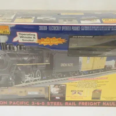 Sale Photo Thumbnail #164: 1164	RAIL KING UNION PACIFIC TRAIN SET SEALED IN BOX																																																																																																																																																																																																											