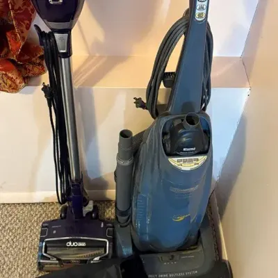 Pair of Upright Vacuums: Shark Rocket DuoClean Zero-M & Kenmore Progressive Direct Drive