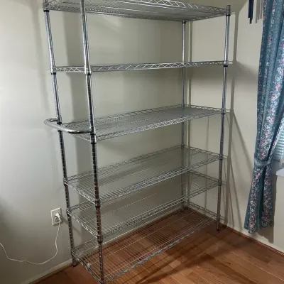 LivingHome Metal Wire Shelf 