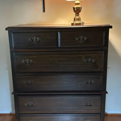 Bassett Drawer And Lamp