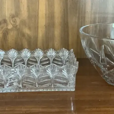 Marquis by Waterford Crystal Bowl & Tray