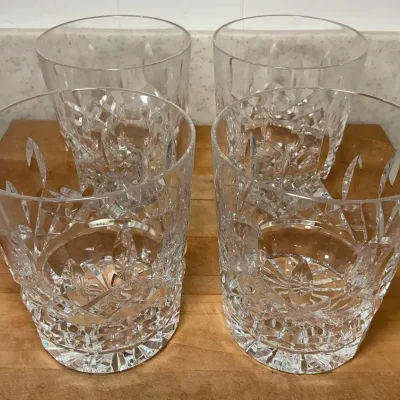 Waterford Crystal Tumblers (4 Count) + Box 
