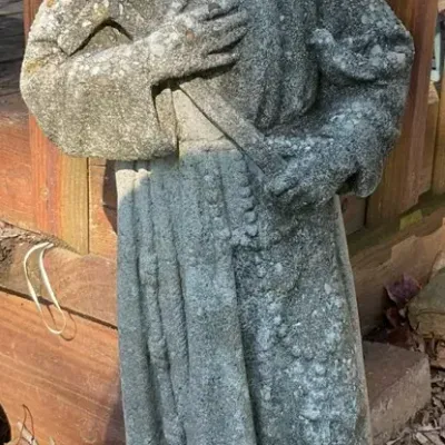 Saint Francis Stone Garden Statue 