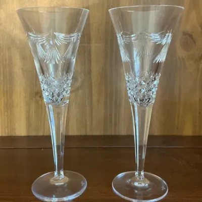 Waterford Crystal Millennium Peace Toasting Flutes