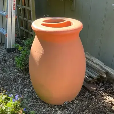 18x36 Single Plastic Rain Barrel 