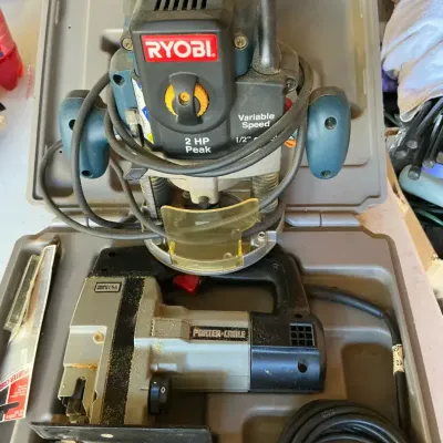 Ryobi Router And Porter cable Jig Saw 