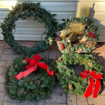 Assorted Holiday Wreaths