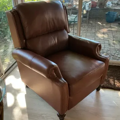 Okin-MyHome Brown Leather Recliner (SR10)