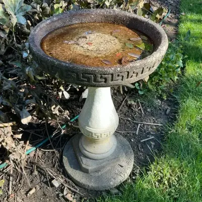 Concrete Bird Bath 28x18 