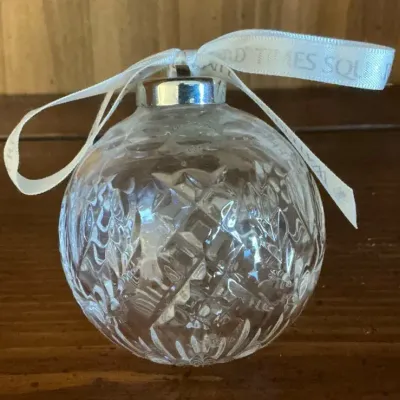 Waterford 2001 Times Square Hope for Abundance Crystal Ornament