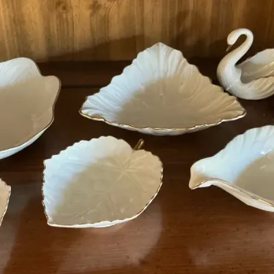 Lenox Embossed Botanical & Bird Dishes