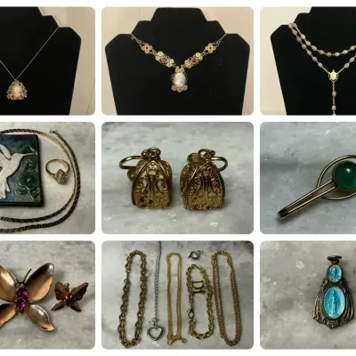 Costume Jewelry Collection - Religious, Cameos, Gold Filled & More 