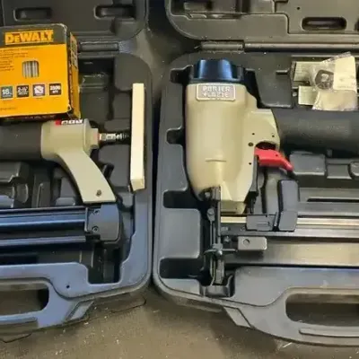Porter Cable 1 1/4” Nailer, 2” Nailer, And 16 GA Straight Finish Nails