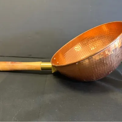 Metaluhl Portugal Round Bottom Copper Saucepan 