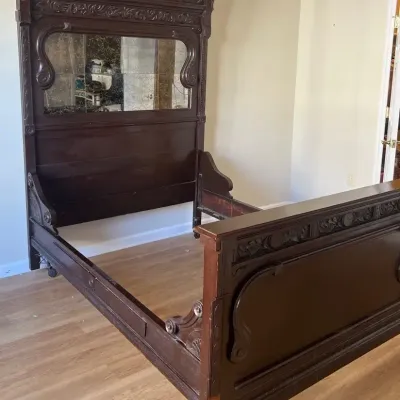Antique Victorian Style Bedframe 