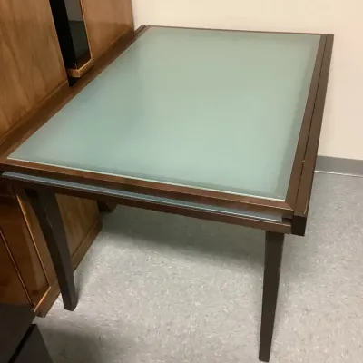 Frosted Glass Dining Table