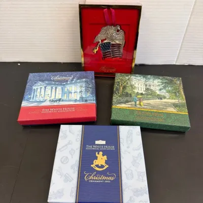 Collection America and White House Ornaments (4)