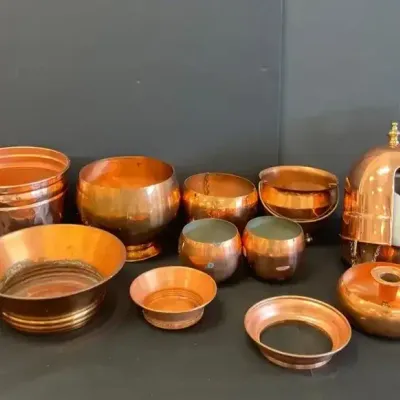 Mystery Collection Of Copper Items (14)