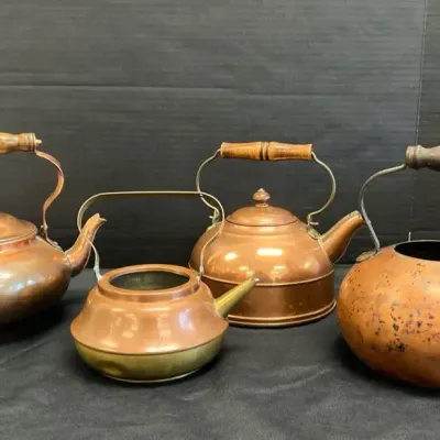 Copper Tea Kettles (4)