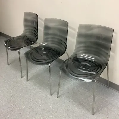 Calligaris Water Ripple Dining Chairs (3)