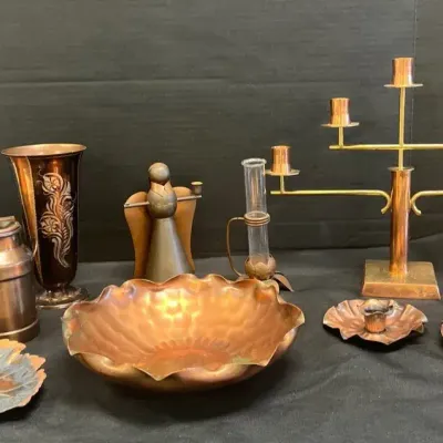 Copper And Brass Decorative Items (10)