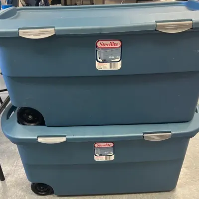 Sterlite 45 Gallon Storage Bins (2)