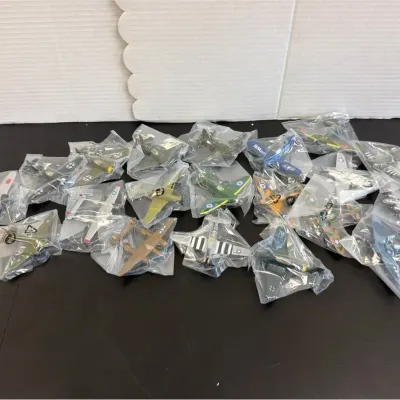 Collection Of WWII Die-Cast Metal Fighter Planes