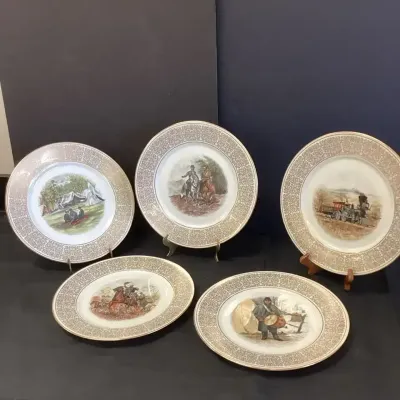 Lennox Confederacy Collection Of Decorative Plates (5)