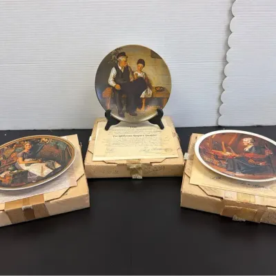 Knowles Collectible Plates Norman Rockwell (3)