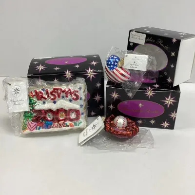 Christopher Radko Ornaments (3)