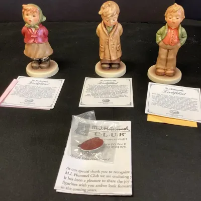 Trio Of Hummel Collectors Club 