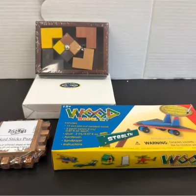 Wooden Puzzle Games & Model