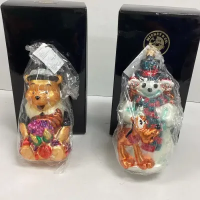 Two Radko Disney Ornaments