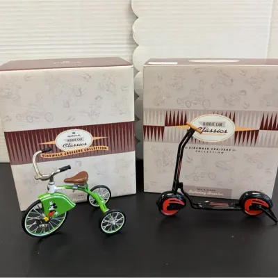 Hallmark Kiddie Car Classic Mickey Mouse Velocipede & Batwing Scooter (2)