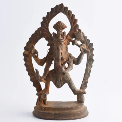 Vintage / Antique Indian Bronze Ganesh Figure