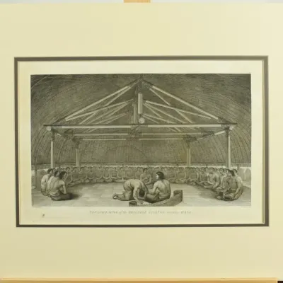 James Cook, Poulaho Friendly Islands Antique Original Engraving (1784)