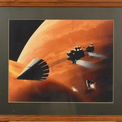 Vintage Space Age Framed Digital Photographic Print