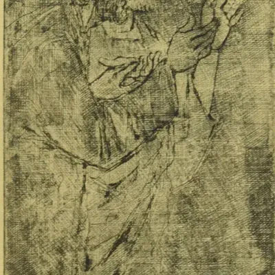 Thomas Yanosky, Doubter Religious Signed Framed Original Etching