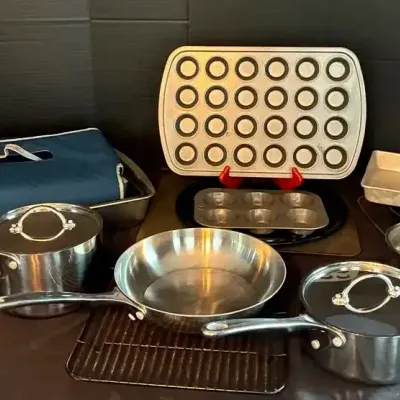 Martha Stewart, Oneida & Cook's Essentials Stainless Steel Cookware and Baking Pans