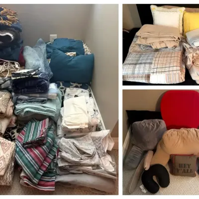 Assorted Bedding Sets, Comforters, Sheets, Blankets, Pillows and Bedroom Linens